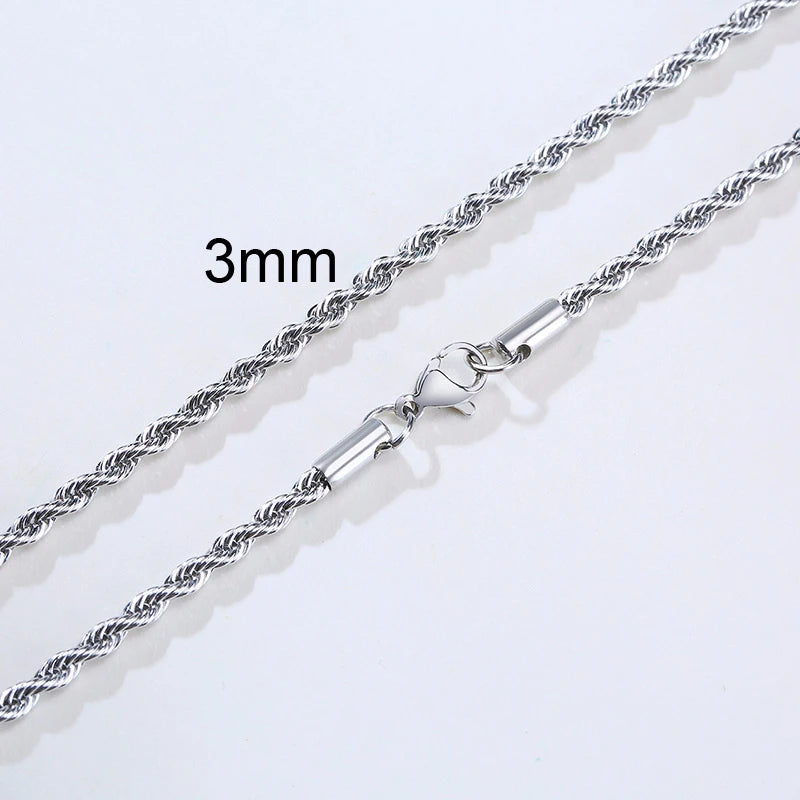 Collier Cubain en Acier Inoxydable – Style Puissant & Intemporel 🔥💎