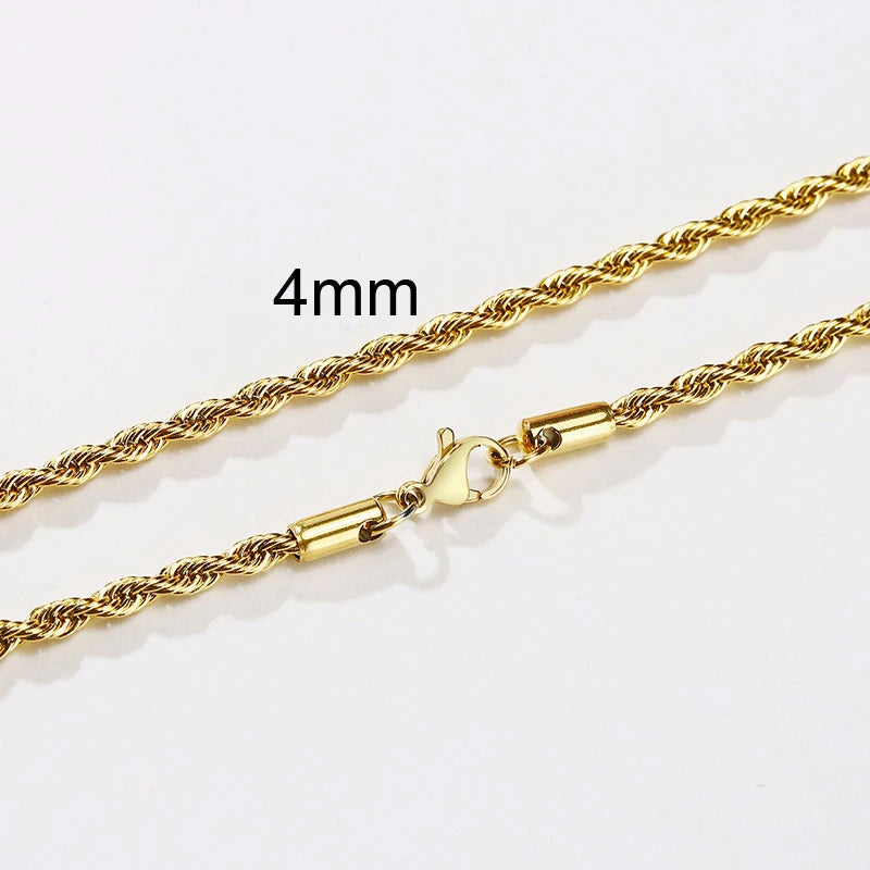 Collier Cubain en Acier Inoxydable – Style Puissant & Intemporel 🔥💎