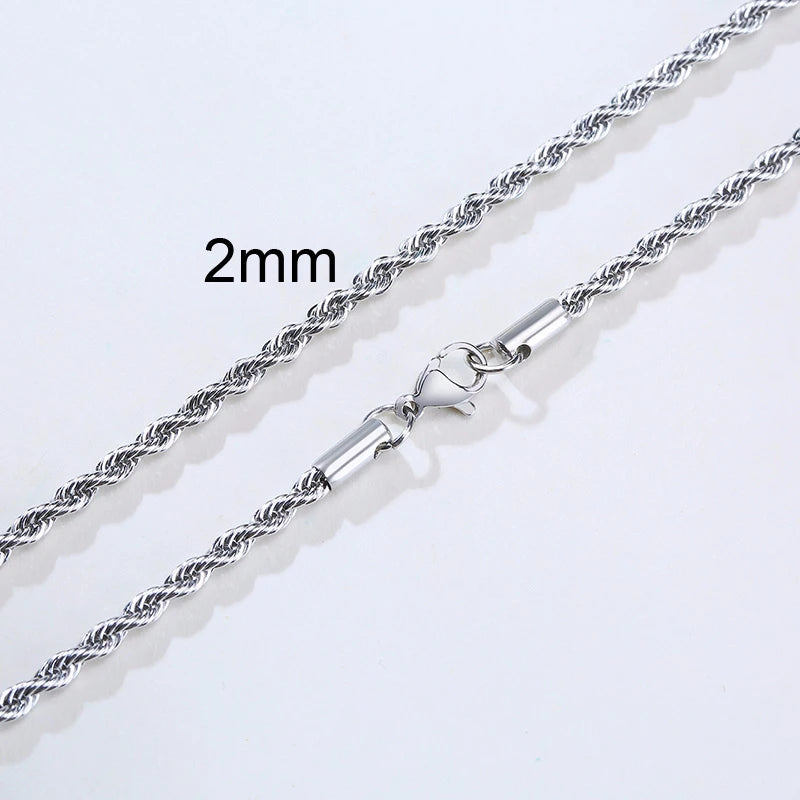 Collier Cubain en Acier Inoxydable – Style Puissant & Intemporel 🔥💎