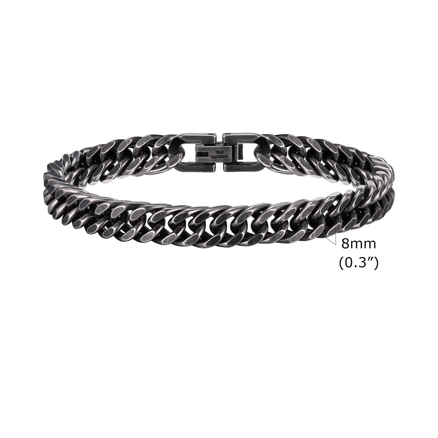 Bracelet Cubain en Acier Inoxydable – Style Audacieux & Intemporel 🔥