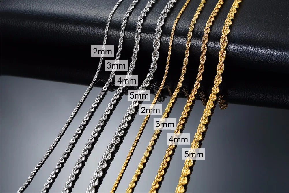 Collier Cubain en Acier Inoxydable – Style Puissant & Intemporel 🔥💎