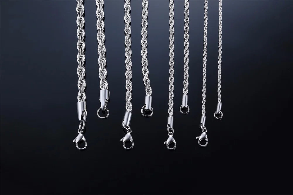 Collier Cubain en Acier Inoxydable – Style Puissant & Intemporel 🔥💎