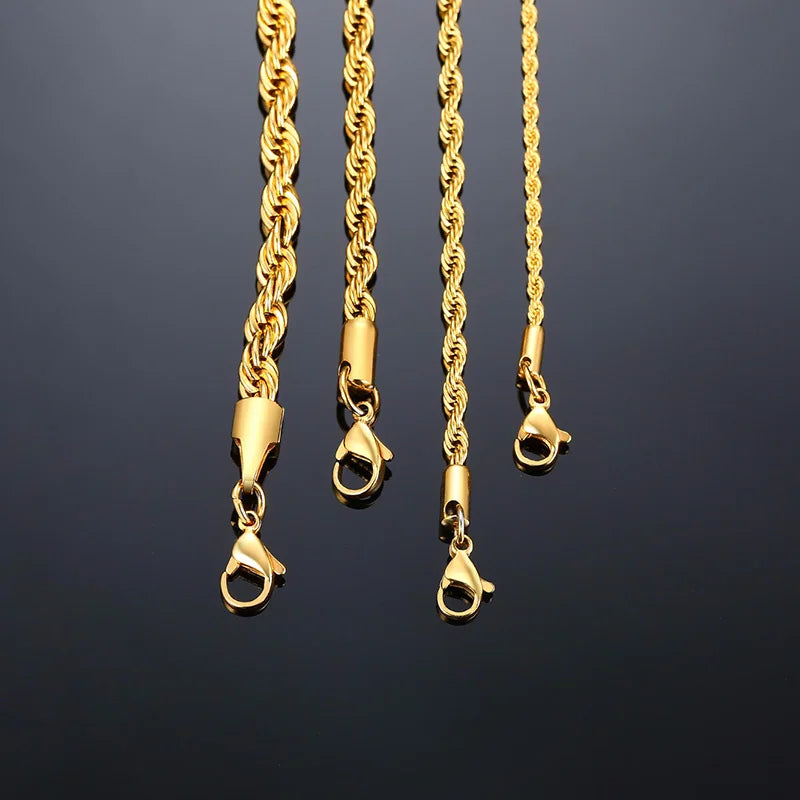 Collier Cubain en Acier Inoxydable – Style Puissant & Intemporel 🔥💎