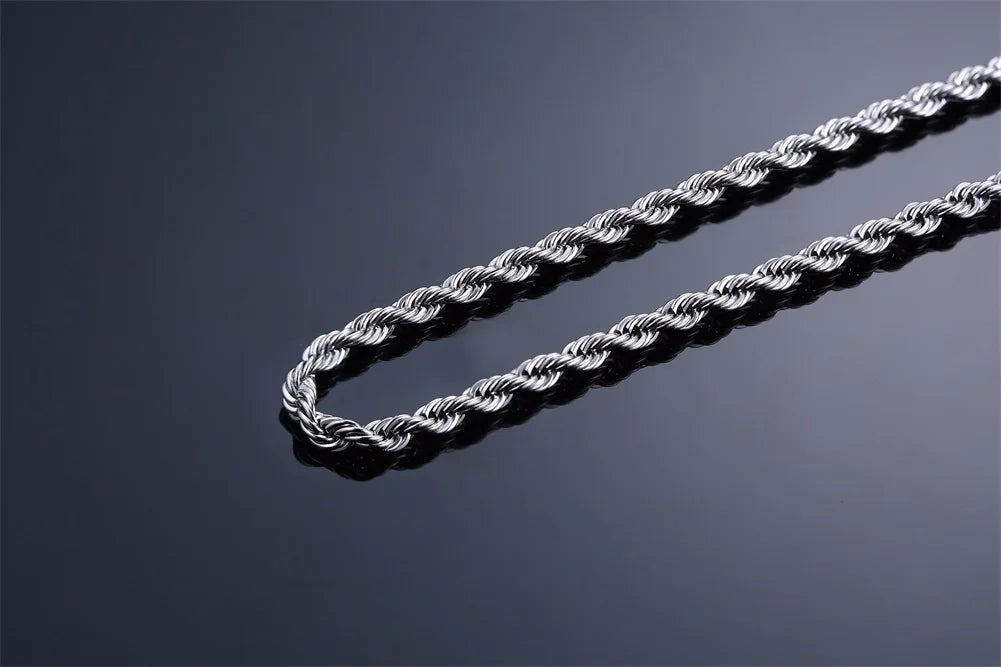Collier Cubain en Acier Inoxydable – Style Puissant & Intemporel 🔥💎