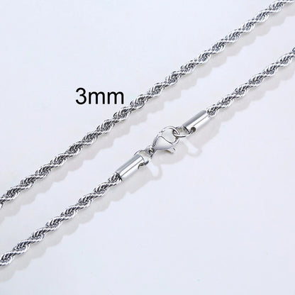 Collier Cubain en Acier Inoxydable – Style Puissant & Intemporel 🔥💎