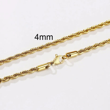 Collier Cubain en Acier Inoxydable – Style Puissant & Intemporel 🔥💎