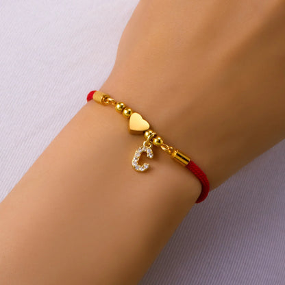 Bracelet Porte-Bonheur en Acier Inoxydable – Elégance Personnalisation ❤️✨