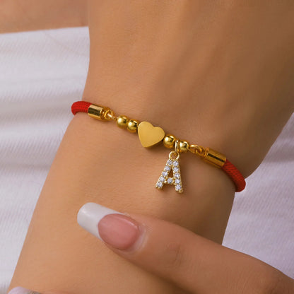 Bracelet Porte-Bonheur en Acier Inoxydable – Elégance Personnalisation ❤️✨